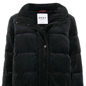 DKNY Midnight Black Quilted Jacket